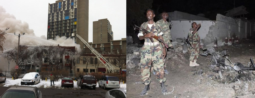 MN Building Explosion This AM. Somali Suicide Bombing Tonight. Learn the Twin Cities -> Mogadishu Connection.